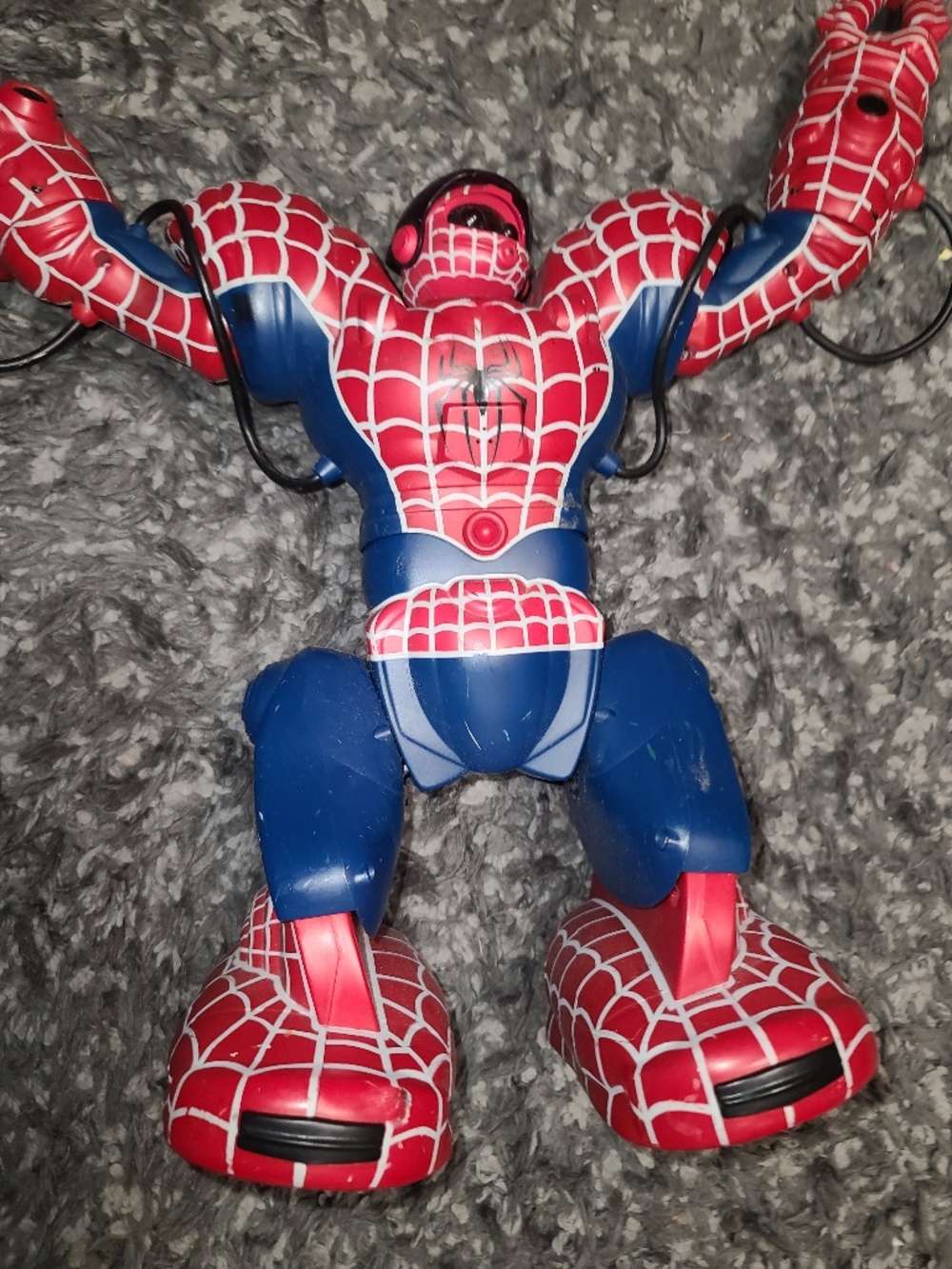 SPIDER-MAN ROBOSAPIEN 2007 WowWee Marvel SpiderMan Robot NO Remote Moves Talks